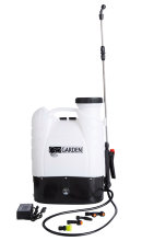 Rygsprøjte elektrisk 16 liter - Garden